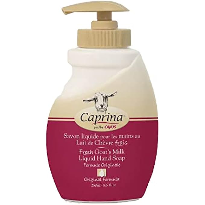 Caprina by Canus FRESH GOAT'S MILK LIQUID HAND SOAP, ORIGINAL FORMULA, 8.5 FLUID OUNCE - Image 1